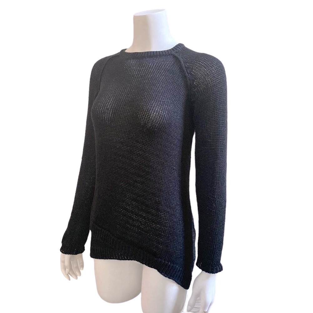 ZARA Black Knit  Sweater, size Large